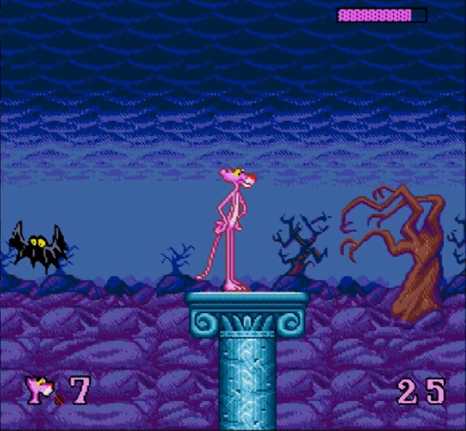 Pink Panther Goes To Hollywood - геймплей игры Sega Mega Drive\Genesis